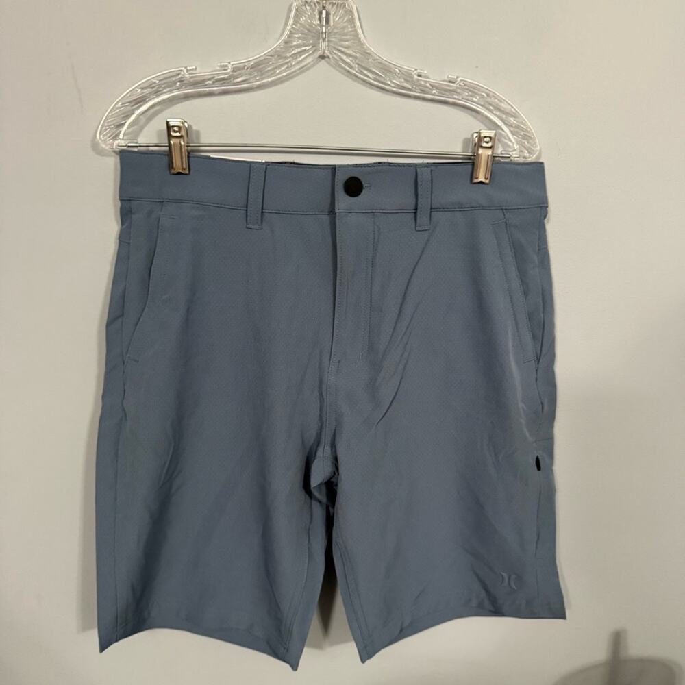 NWT Hurley Slate Blue TREK Hybrid Shorts Men’s Size 30 Pockets Water Repellent